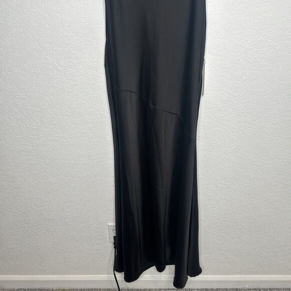 NWT For Love And Lemons Val Maxi Dress in Black XL Revolve Hearts - Picture 5 of 14